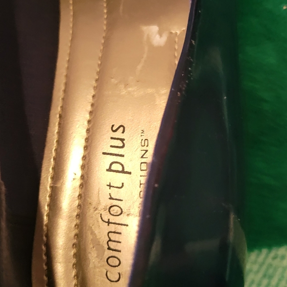 WOMENS COMFORT PLUS HEELS BLUE SIZE 8 - Picture 5 of 14